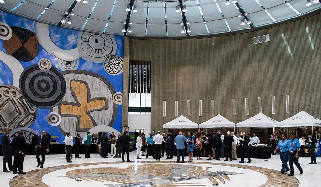 The International Convention Centre, one of the venues for the Apec summit. Photo: AFP