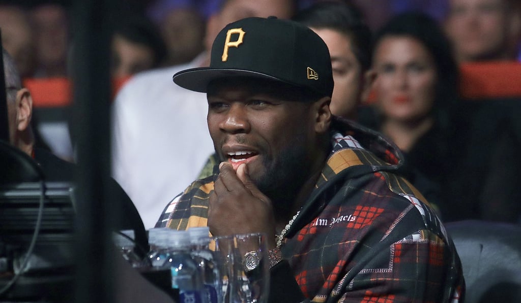 Rapper 50 Cent watches on at the Bellator 206 event in San Jose, California last month. Photo: AP