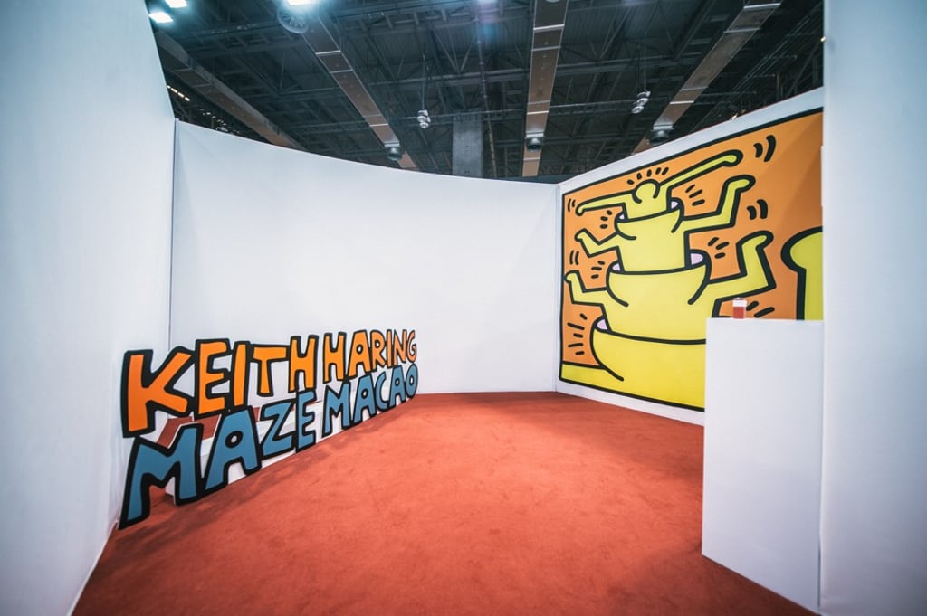 The Keith Haring Maze in Macau features some 100 images by the late American artist.