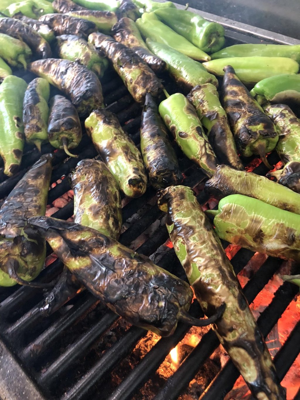 Peppers grilling at Sonoratown in Los Angeles, a mecca for fans of authentic Mexican food. Photo: Teo Diaz-Rodriguez