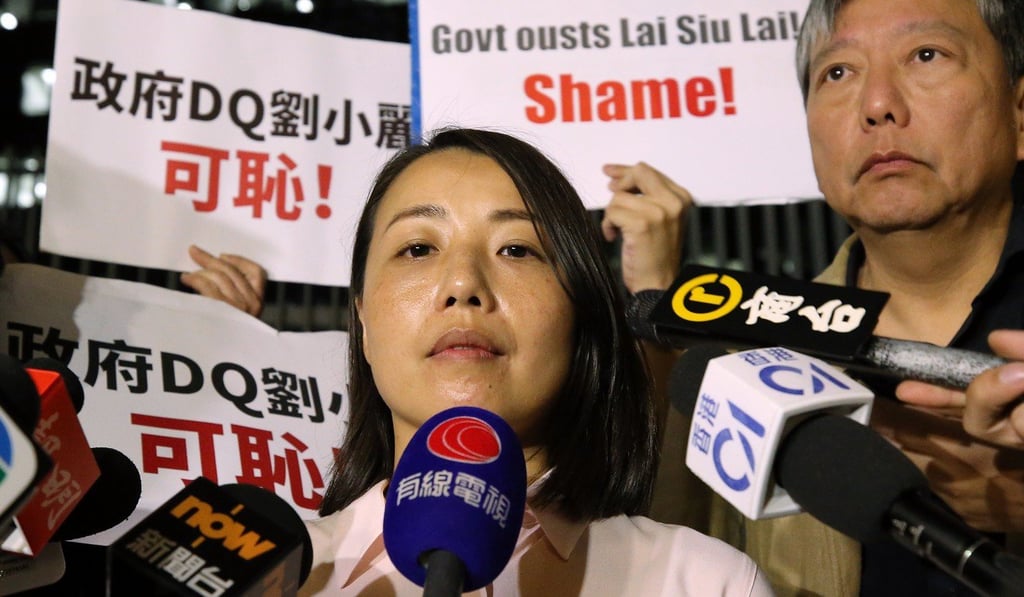 Lau previously held a seat in the Legislative Council but was last year removed over an improper oath of office. Photo: Felix Wong