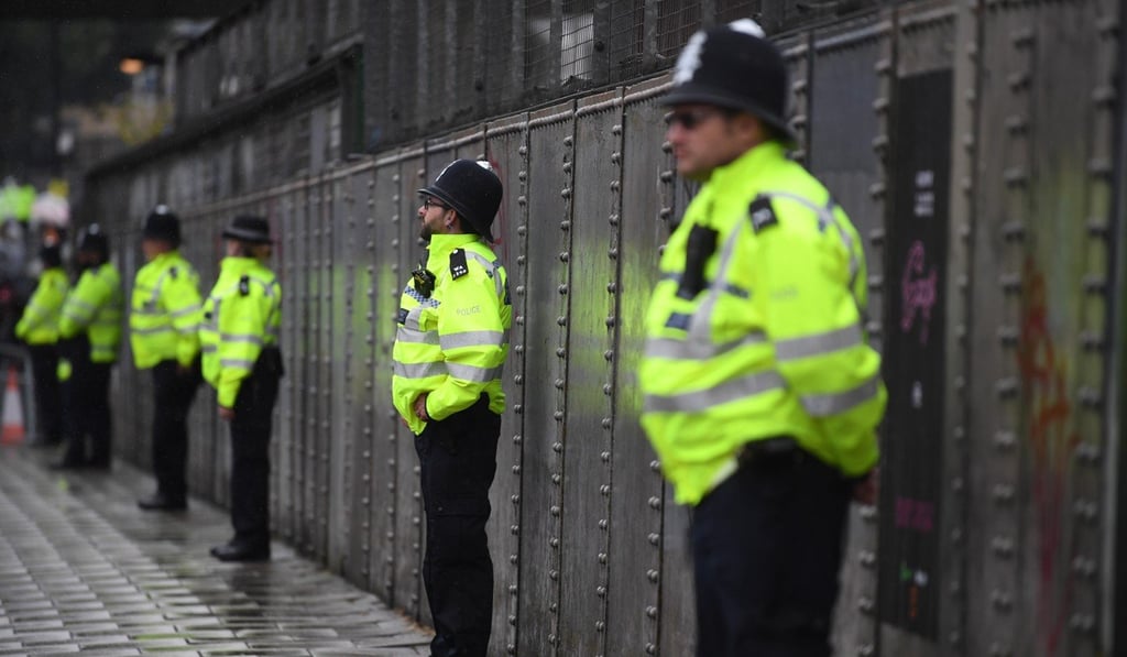 Police officers on patrol at the Notting Hill Carnival Family Day in London, Britain in August 2018. Photo: EPA