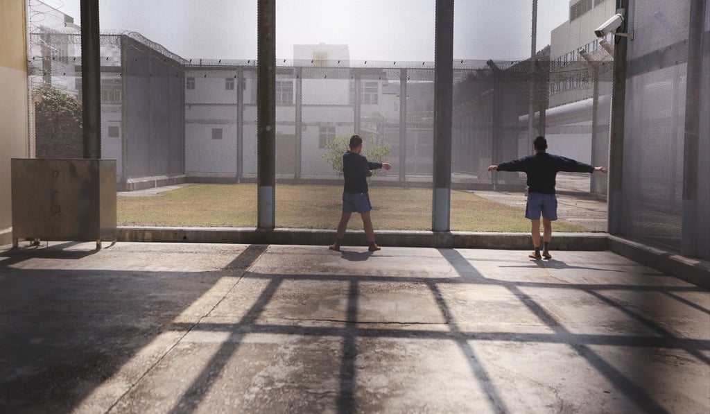Inmates get one day off a week from prison work. Photo: Xiaomei Chen