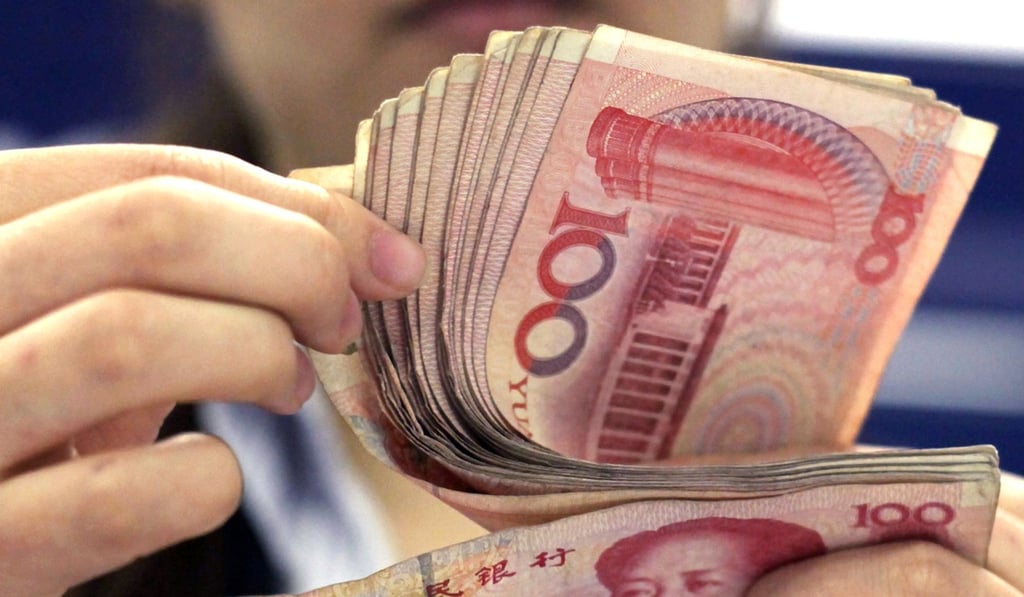 The yuan has fallen 10.5 per cent against the US dollar since its February high. Photo: AP
