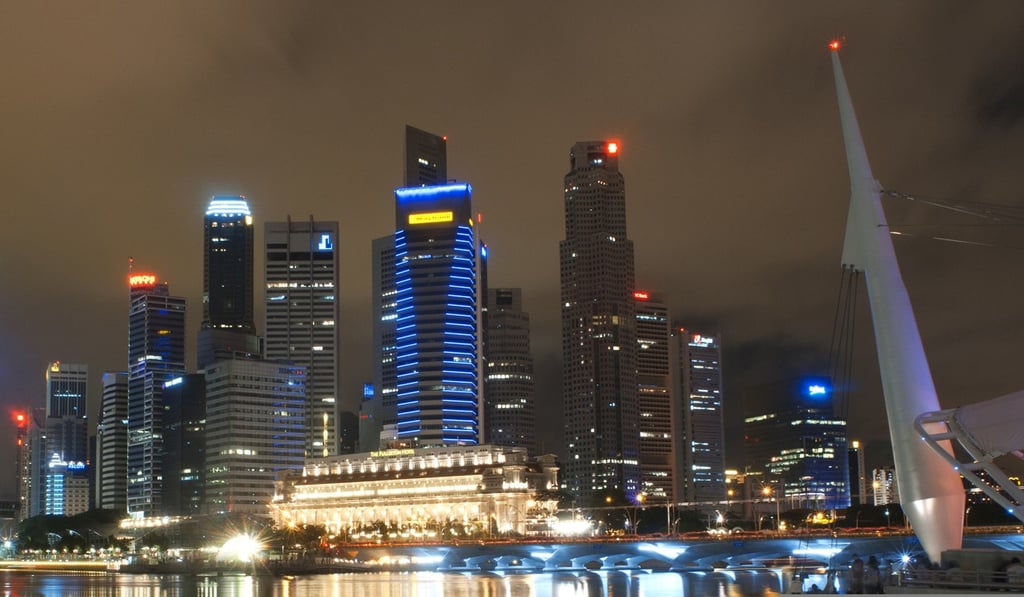 The skyline of Singapore’s financial district. Photo: TNS