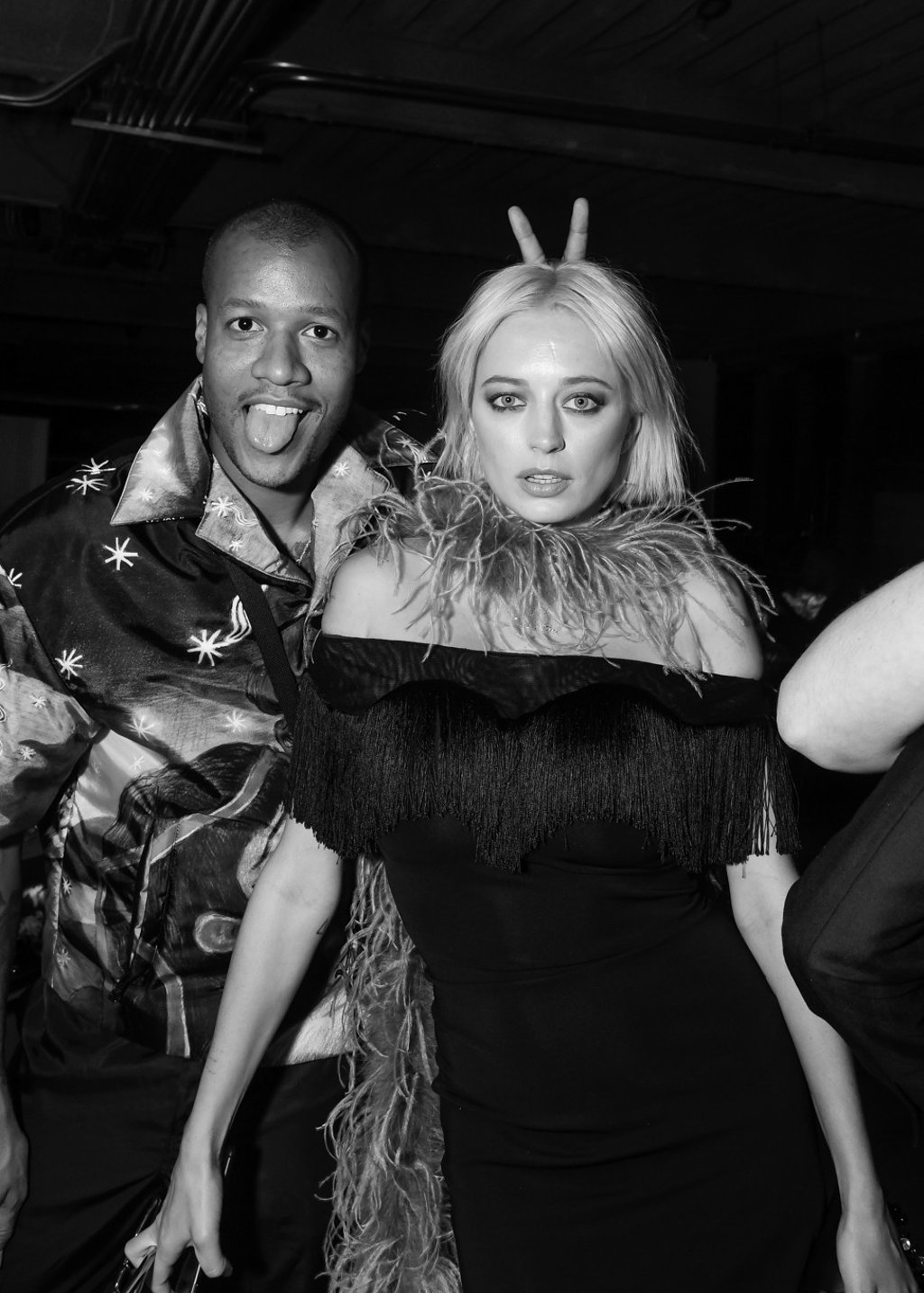 Heron Preston and Caroline Vreeland Heron Preston and Caroline Vreeland
