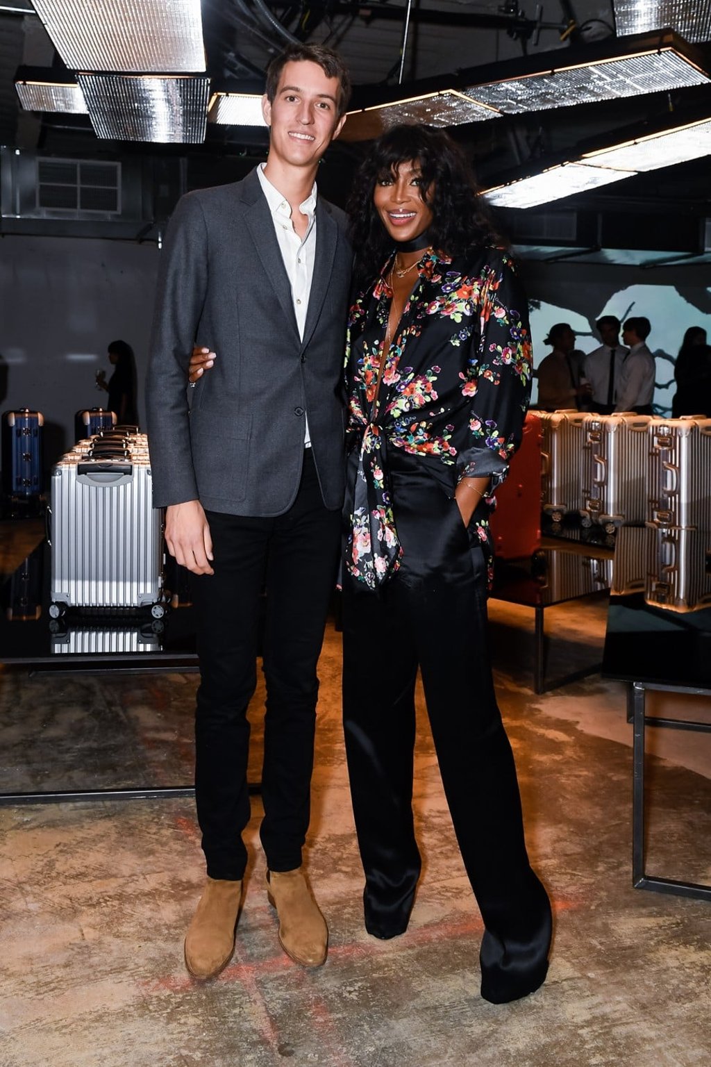 Alexandre Arnault and Naomi Campbell Alexandre Arnault and Naomi Campbell
