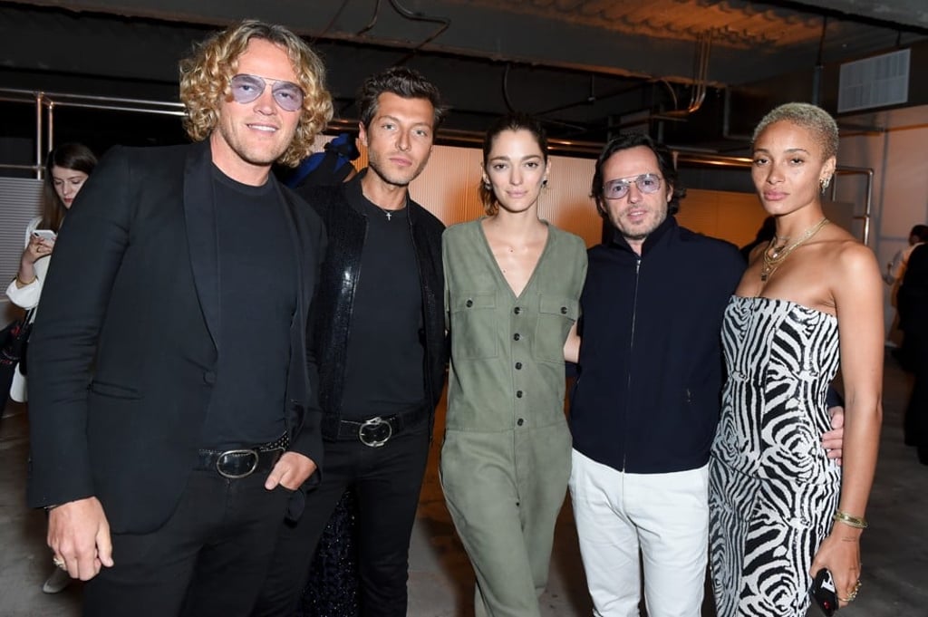 (from left) Peter Dundas, Evangelo Bousis, Sofía Sanchez de Betak, Alexandre de Betak and Adwoa Aboah (from left) Peter Dundas, Evangelo Bousis, Sofía Sanchez de Betak, Alexandre de Betak and Adwoa Aboah
