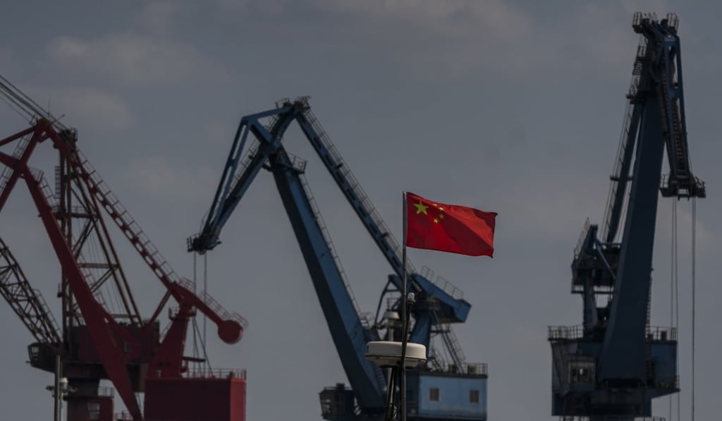 A shipping year n Jiangyin, Jiangsu province, China, which is pouring investment into developing global trade links as part of its Belt and Road Initiative. Photo: EPA A shipping year n Jiangyin, Jiangsu province, China, which is pouring investment into developing global trade links as part of its Belt and Road Initiative. Photo: EPA