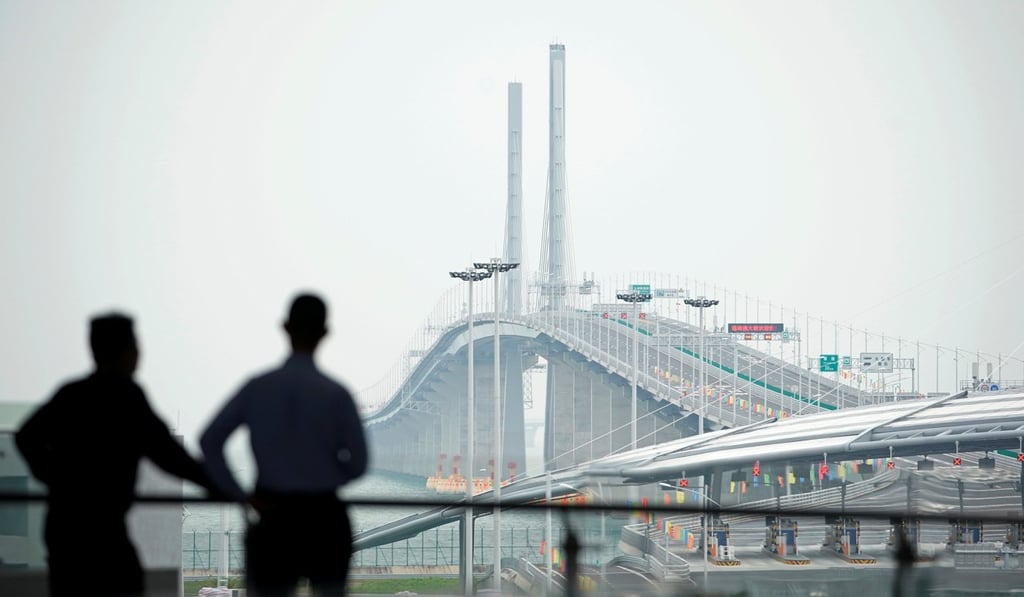 A general view of the Hong Kong-Zhuhai-Macau Bridge after its opening ceremony in Zhuhai Photo: Reuters