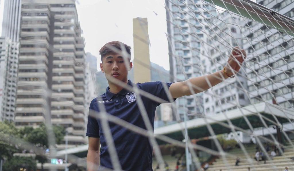 Dai Wai-tsun, who plays for Oxford United in England, at Southorn Playground in Wan Chai. Photo: Winson Wong