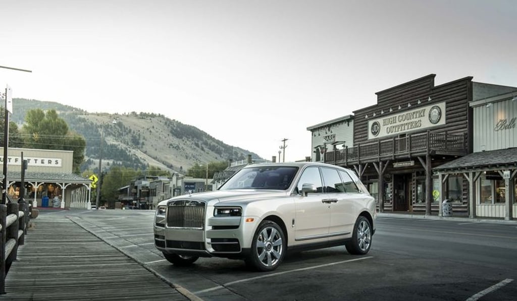 The Rolls-Royce Cullinan in Jackson, Wyoming. Photo: James Lipman The Rolls-Royce Cullinan in Jackson, Wyoming. Photo: James Lipman