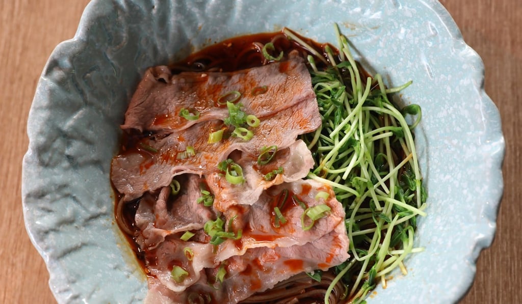 Spicy hot sliced Angus beef with glass noodles. Photo: K. Y. Cheng
