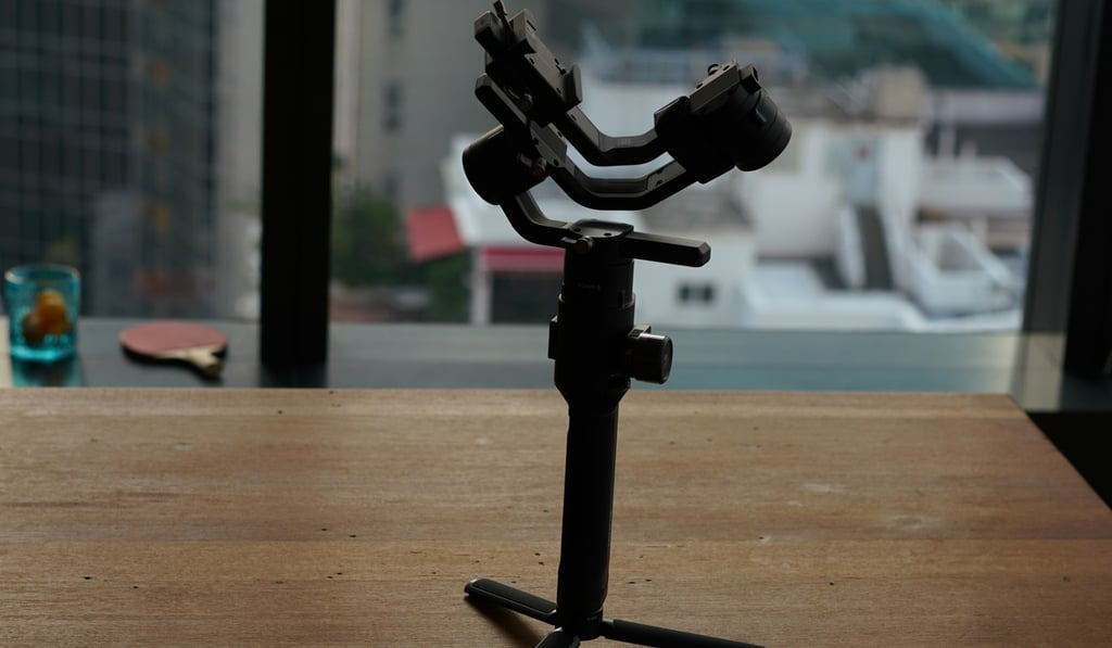 The DJI Ronin S is equipped with a gimbal that enables the taking of professional moving shots.