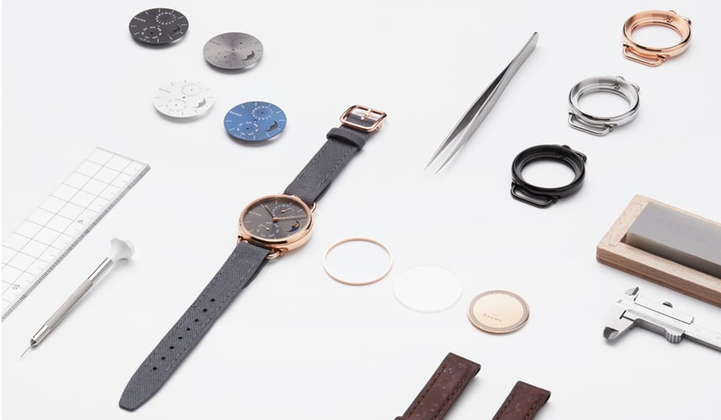 Some of the myriad customisation options for the Baume Custom line. Some of the myriad customisation options for the Baume Custom line.