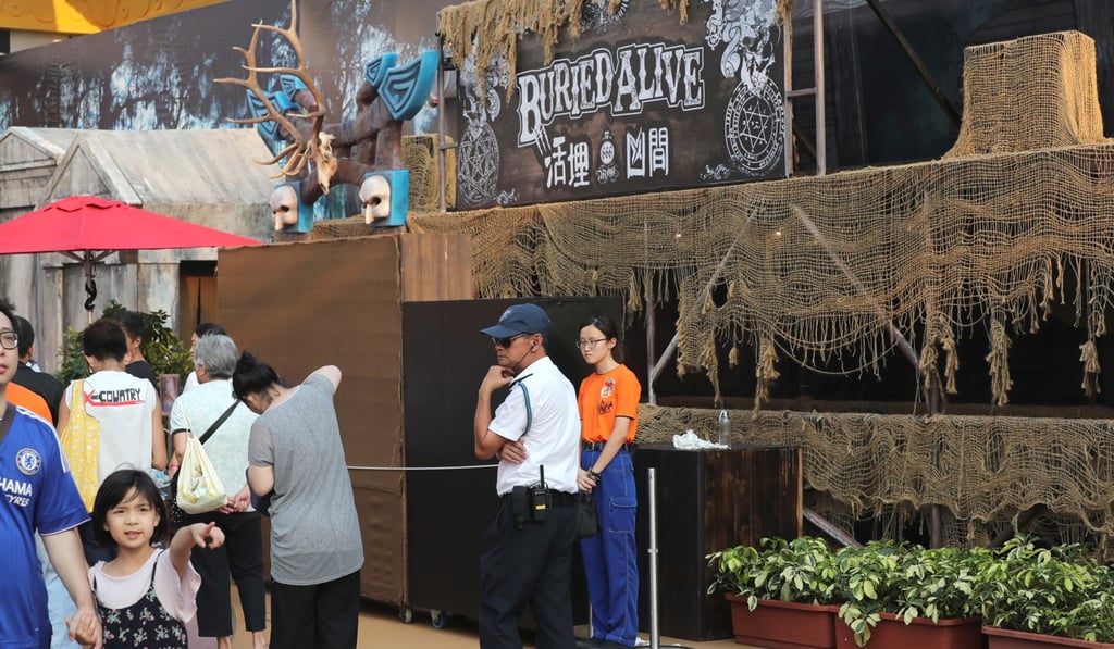 The haunted house attraction “Buried Alive” was closed after the fatal accident. Photo: Handout.