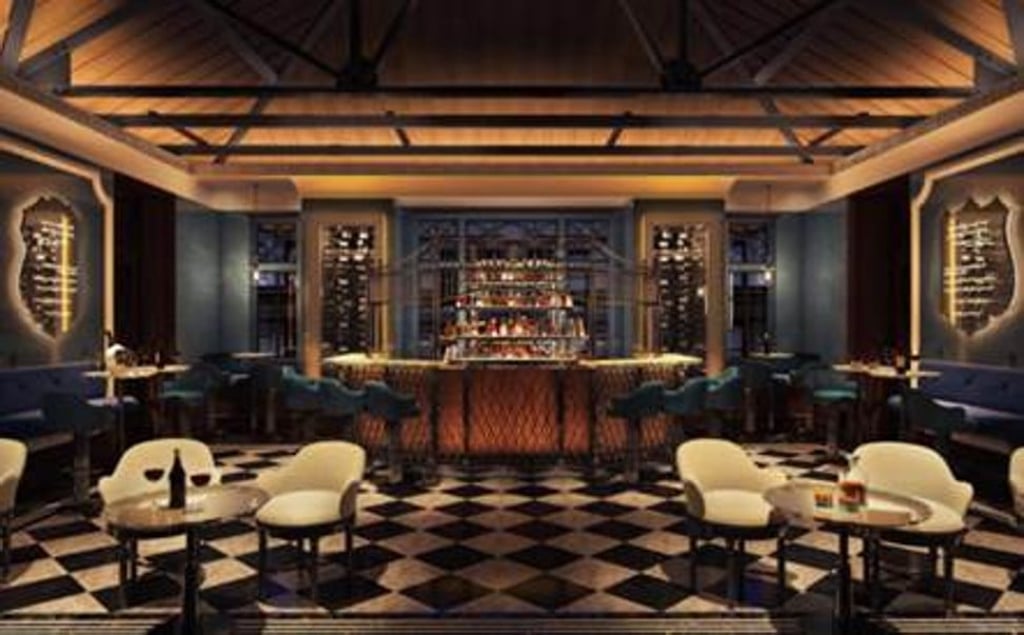 Guests have to go through The Dispensary bar to get to Statement.