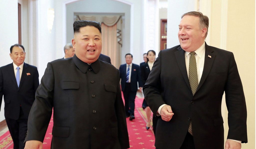 US Secretary of State Mike Pompeo said he and Kim Jong-un had made unspecified progress towards a deal for North Korea to give up its nuclear weapons. Photo: AP