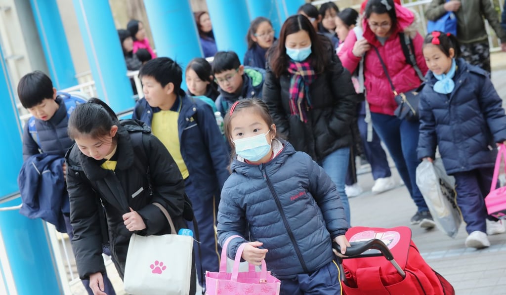 All 1,600 kindergartens, primary schools and special needs schools closed early for the Lunar New Year holiday to stop transmissions of flu in February. Photo: K.Y. Cheng