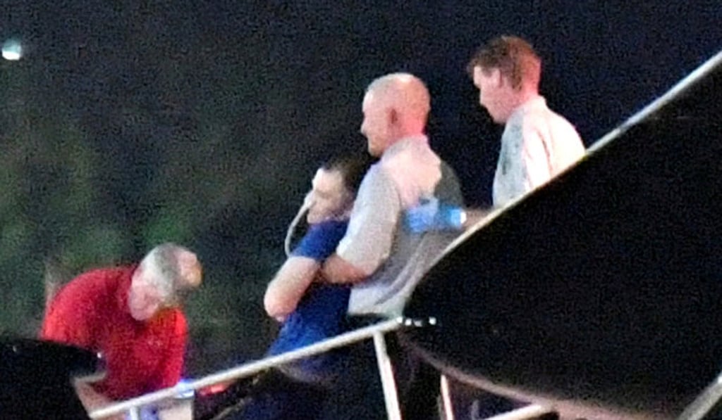 Otto Warmbier being transferred from a medical transport aeroplane to an ambulance at Lunken Airport in Cincinnati, Ohio in 2017. File photo: Reuters