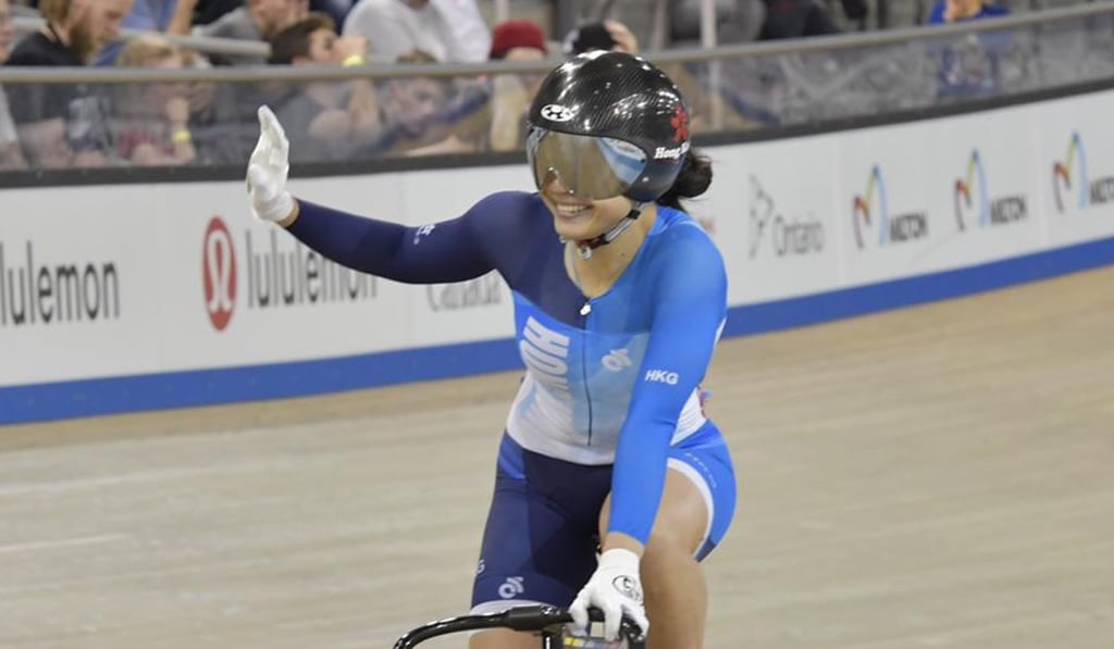 Sarah Lee waves to the crowd after her victory in Milton, Canada. Photo: HKCA