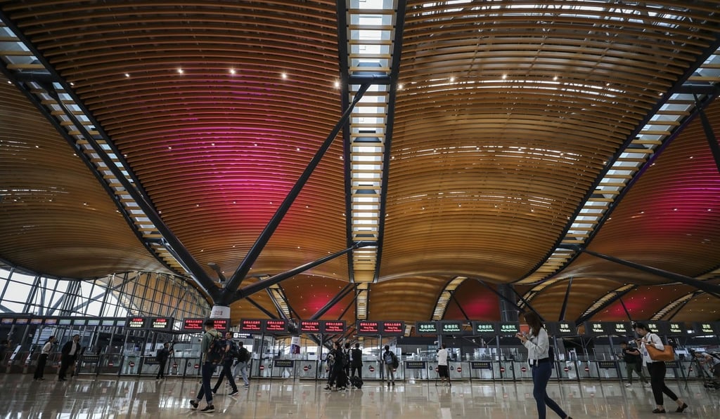 The roof gives visitors the impression of being under a forest canopy. Photo: Winson Wong