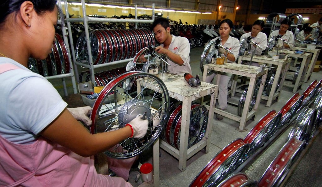 An increasing number of companies have moved away from China to cheaper manufacturing locations such as Vietnam. Photo: Xinhua