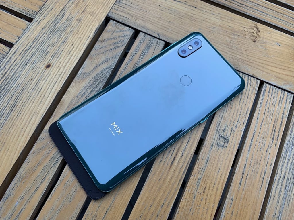 The phone has a fingerprint sensor on the back with two 12-megapixel cameras. Photo: Ben Sin