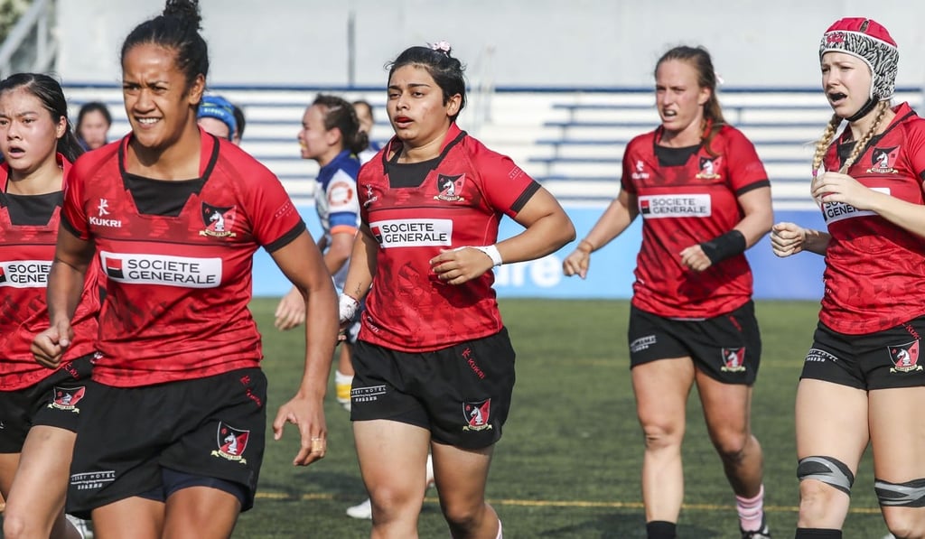 Societe Generale Valley Black’s Sonia Chandiramani (centre) at King’s Park in Jordan. Photo: Jonathan Wong