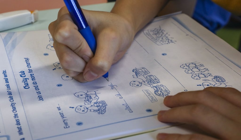 Pupils can do most of their homework at school and teachers are on hand to help. Photo: K.Y. Cheng