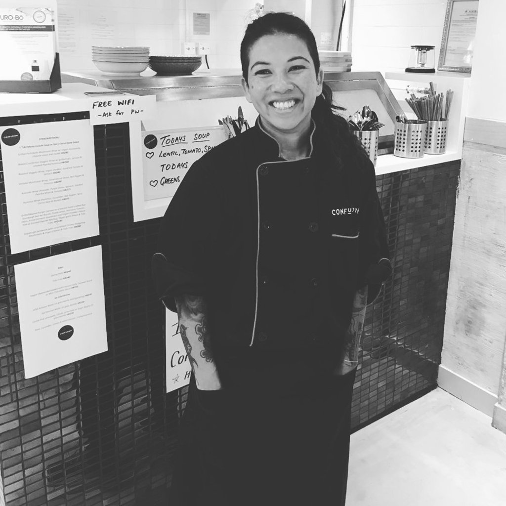 Lisa Terauchi, owner of Confusion Plant Basked Kitchen.