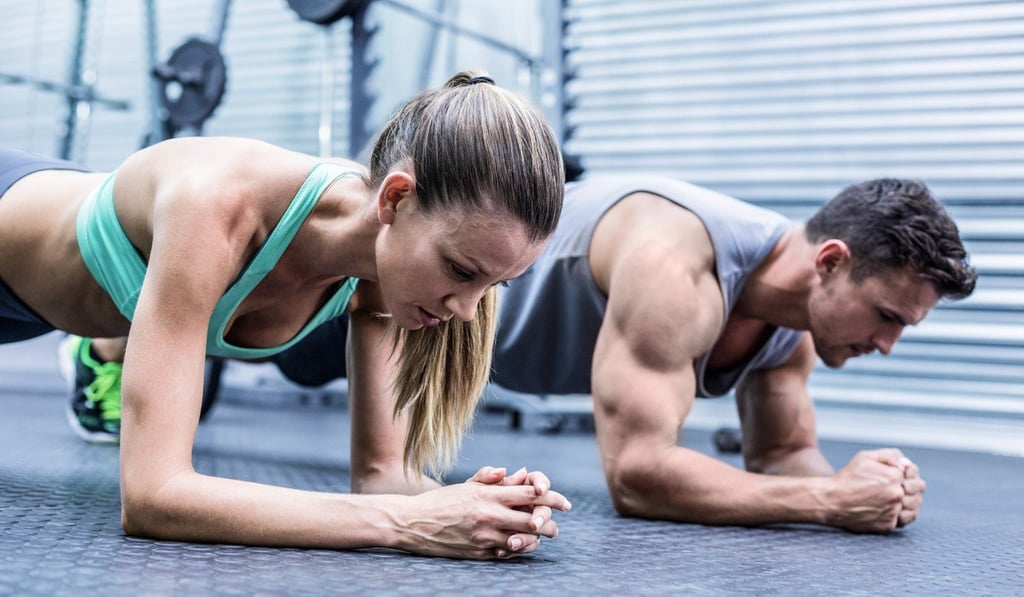 Many exercises like running and cycling may get you fit, but they do not correct your posture or strengthen your core, so consider workouts such as Pilates (above), which features core-strengthening exercises such as ‘the plank’. Many exercises like running and cycling may get you fit, but they do not correct your posture or strengthen your core, so consider workouts such as Pilates (above), which features core-strengthening exercises such as ‘the plank’.