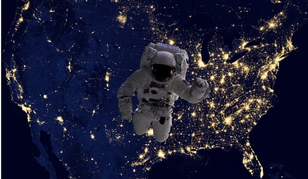 Astronauts returning from space can be up to 3 per cent taller – gaining as much as 2 inches in height – because escaping Earth’s gravity leads to compacted vertebrae being able to stretch out. Photo: Shutterstock Astronauts returning from space can be up to 3 per cent taller – gaining as much as 2 inches in height – because escaping Earth’s gravity leads to compacted vertebrae being able to stretch out. Photo: Shutterstock