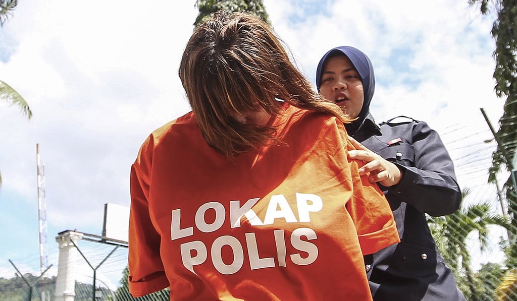 Samantha Williams is accused of killing her husband on the resort island of Langkawi. Photo: EPA