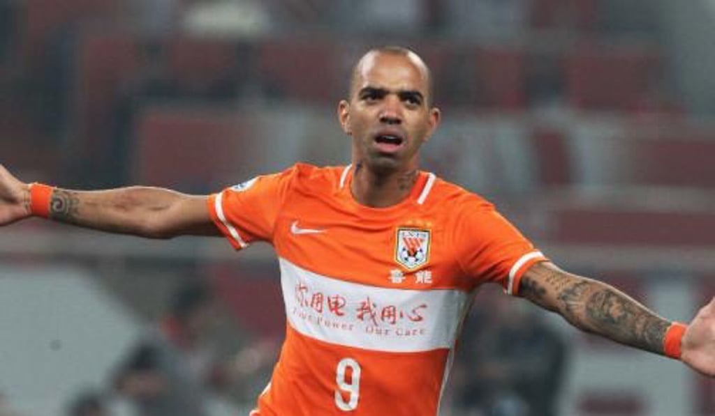 Diego Tardelli plays for Shandong Luneng in the Chinese Super League. Photo: Handout