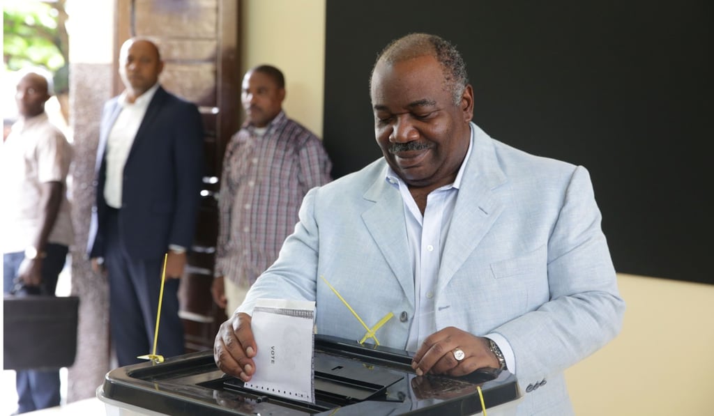 Gabon’s President Ali Bongo Ondimba voting in Libreville during the first round of the country’s elections on October 6, 2018. Photo: AFP Gabon’s President Ali Bongo Ondimba voting in Libreville during the first round of the country’s elections on October 6, 2018. Photo: AFP