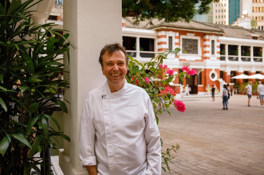 David Thompson at Tai Kwun, outside Aaharn