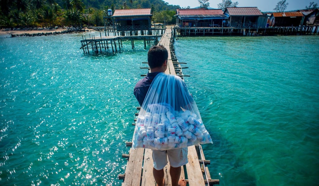 Song Saa Private Island has many sustainable initiatives under the Song Saa Foundation, including recycling of plastic bottles.