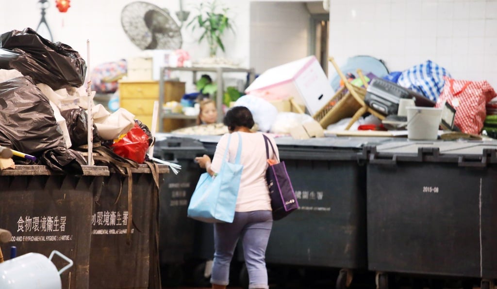 Hongkongers produce 1.41kg of daily landfill waste per person. Photo: David Wong