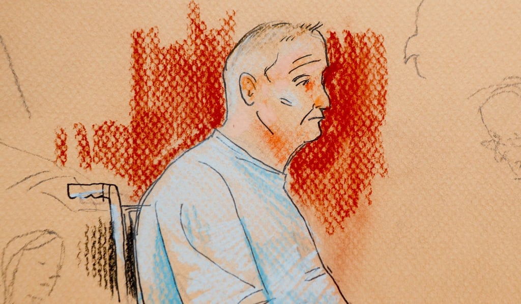 This courtroom sketch depicts Robert Bowers as he appeared in a wheelchair at federal court on Monday. Photo: Dave Klug via AP This courtroom sketch depicts Robert Bowers as he appeared in a wheelchair at federal court on Monday. Photo: Dave Klug via AP