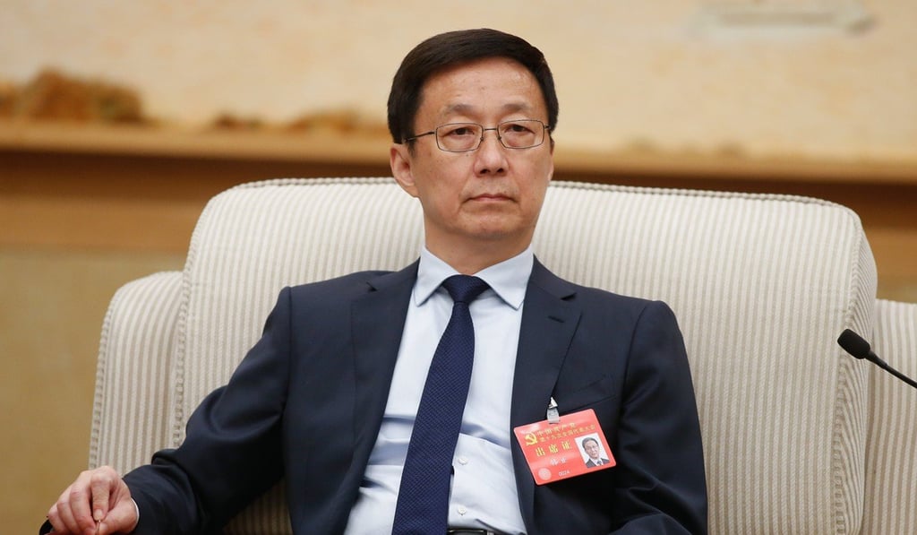 Chinese vice-premier Han Zheng said Louis Cha “loved his country, loved Hong Kong, and supported the ‘one country, two systems’ principle”. Photo: EPA-EFE