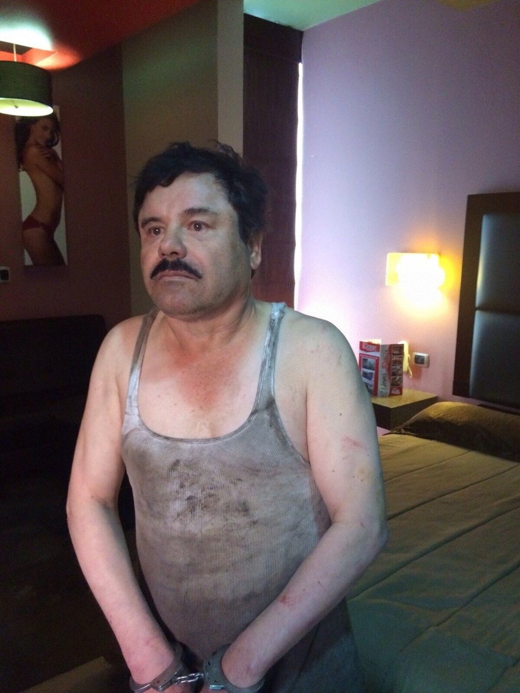 Joaquin ‘El Chapo’ Guzman after his capture in 2016. File photo: Xinhua