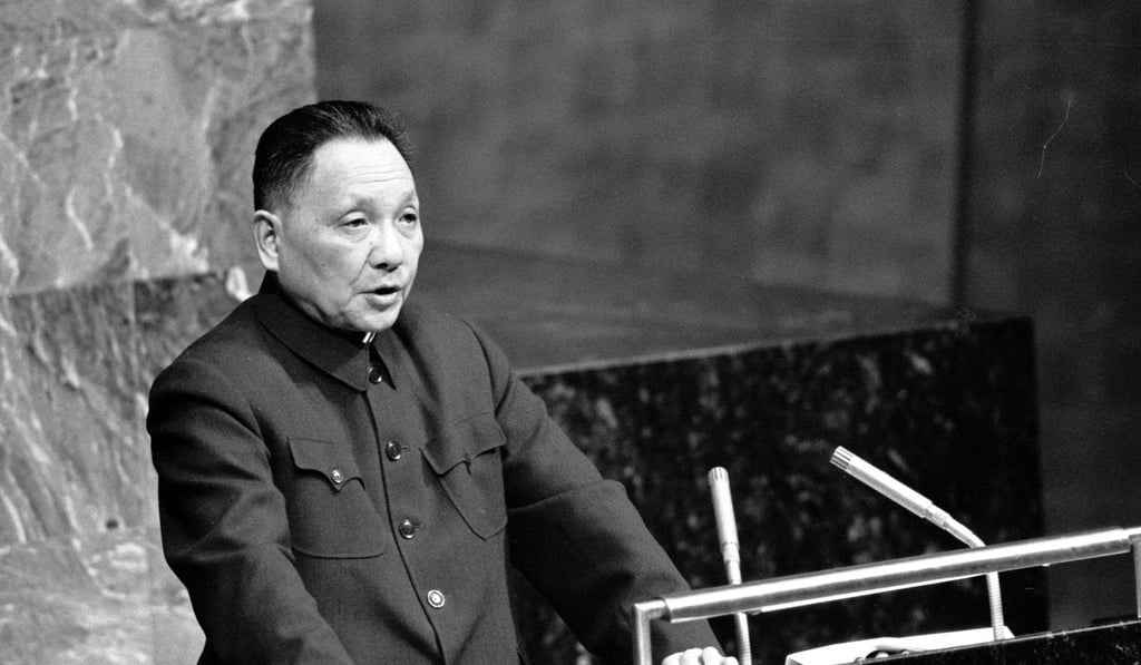 Deng Xiaoping addressing the Sixth Special Session of the UN General Assembly in 1974. Photo: Xinhua/Qian Sijie