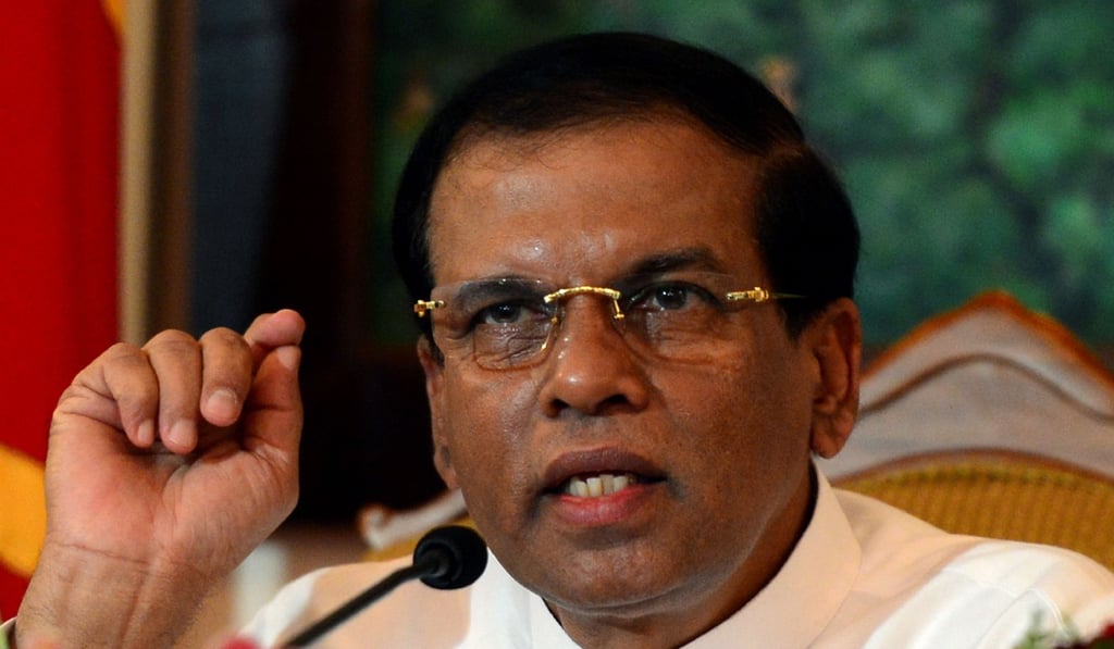 President Maithripala Sirisena. Photo: AFP President Maithripala Sirisena. Photo: AFP