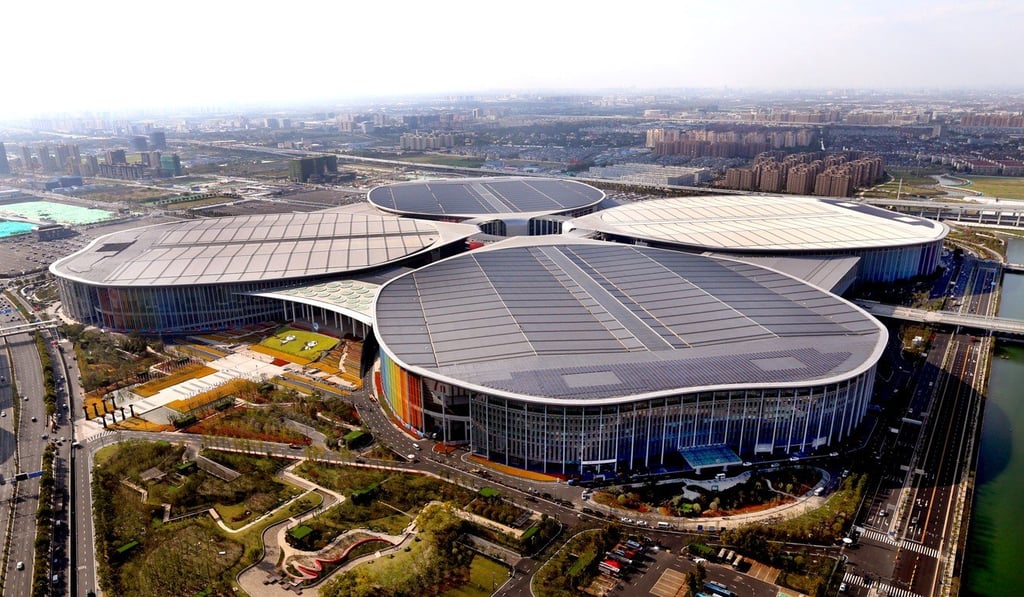 About 3,000 companies and traders from around the world will attend the expo in Shanghai. Photo: Xinhua