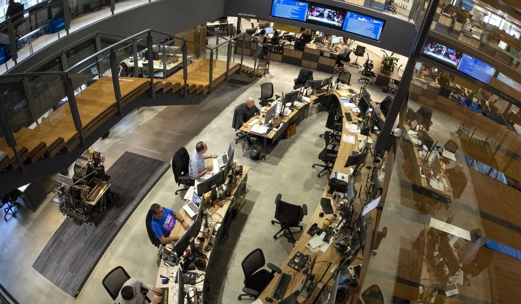 The Post’s current office in Times Square, Causeway Bay. Photo: Martin Chan