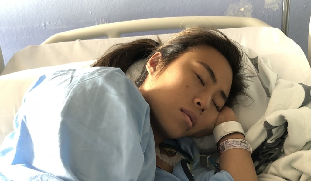 A photo taken shortly after Tan was diagnosed with leukaemia. She is at peace with her condition and has banished all negativity.