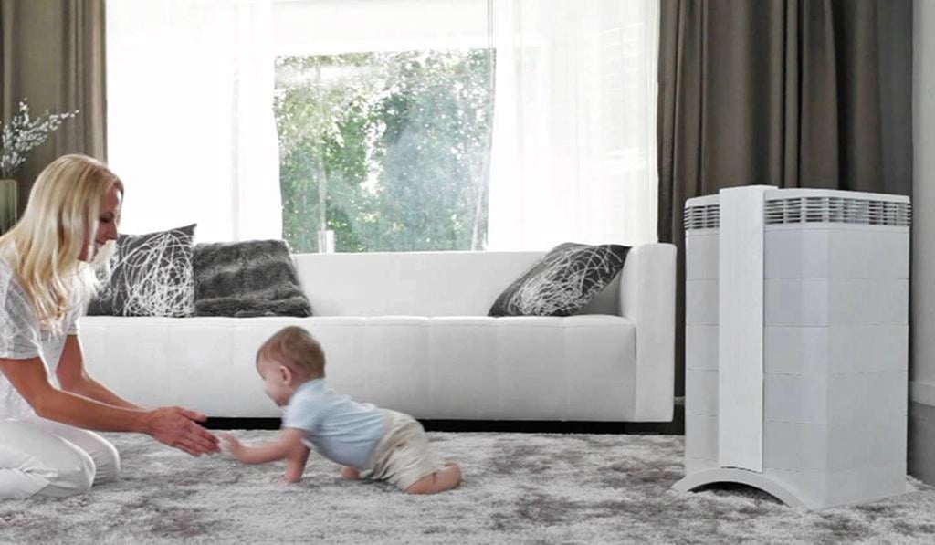 Air purifiers with HEPA filters can capture mould spores and help to reduce levels of formaldehyde and other volatile organic compounds. Photo: IQAir