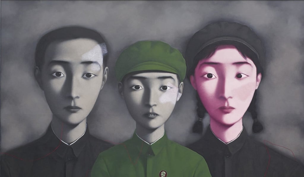 Bloodline – Big Family No 3 (1995) by Zhang Xiaogang.