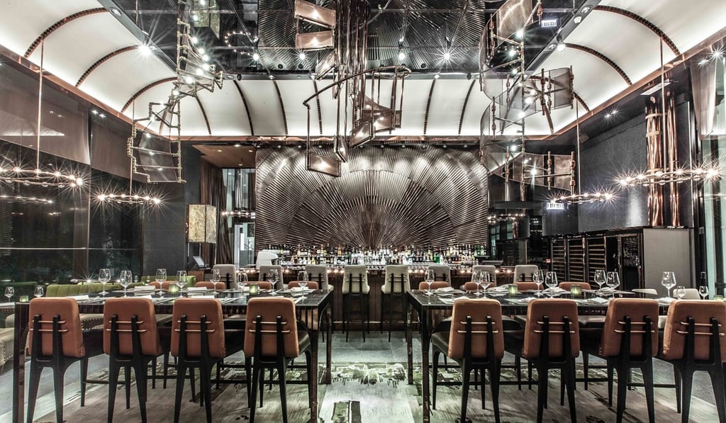 The interior of Ammo restaurant in Admiralty.